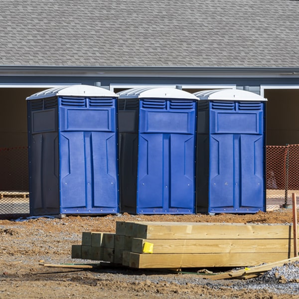 do you offer hand sanitizer dispensers inside the porta potties in Erving Massachusetts